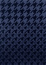 Vloerkleed Ted Baker Houndstooth Blue 162808 - maat 140 x 200 cm