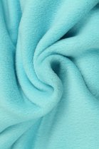 10 meter fleece stof - Aqua blauw - 100% polyester