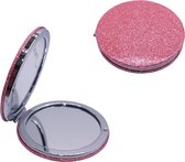 Make-up spiegel roze | Zakspiegel voor in de handtas | Sparkolia