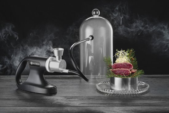 Hendi Rookapparaat - Rookpistool Oplaadbaar - Foodsmoker Professional - 3 Snelheden - 21,5x7x(H)16cm van Hendi — afbeelding 4
