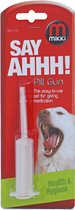 Mikki - Pill Gun - Pillenschieter - Hulpmiddel om Pillen te geven bij Hond of Kat - Kleur: wit/ transparant