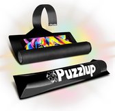 Puzzlup 3000 Puzzelmat - XXL formaat - Neopreen - Zelfsluitend en Antislip - Portapuzzle met zwarte ECO-verpakking! Tot en met 3000 stukjes 95 x 150 cm