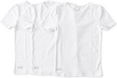 Little Label - Sous- Sous-vêtements Garçons - T-shirt - 3 Pièces - - Modèle Basic T-shirt Discount Set - Wit - Maillot de corps Garçons - Taille 122-128 - Katoen BIO doux