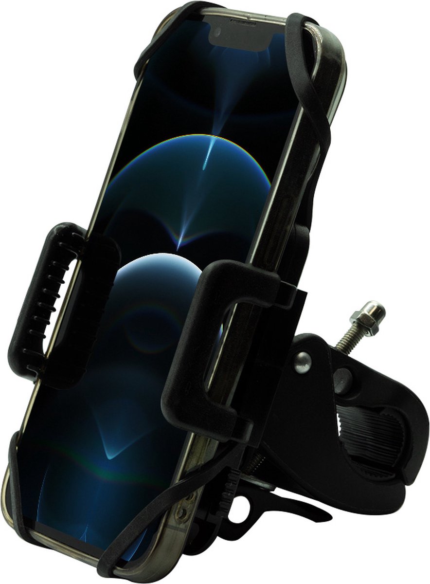 MMOBIEL Telefoonhouder voor Fiets / Scooter / Motor – Verstelbaar – Fietshouder Telefoon voor Onder Andere iPhone, Samsung Galaxy