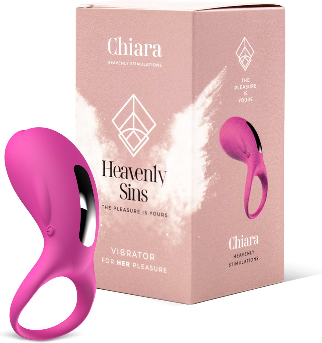 Heavenly Sins - Chiara - Vibrator voor Koppels – Clitoris Vibrator - Sex Toys voor Mannen en Vrouwen - Roze