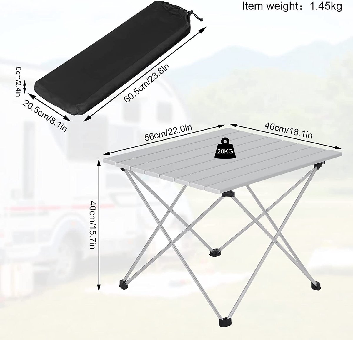 kampeertafel , klaptafel