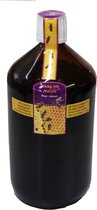 Propolis siroop 1 250 gr - Ambachtelijke productie door imker Marijke. Merk:  Honing van Marijke. Zuivere ingredienten, geen additieven.