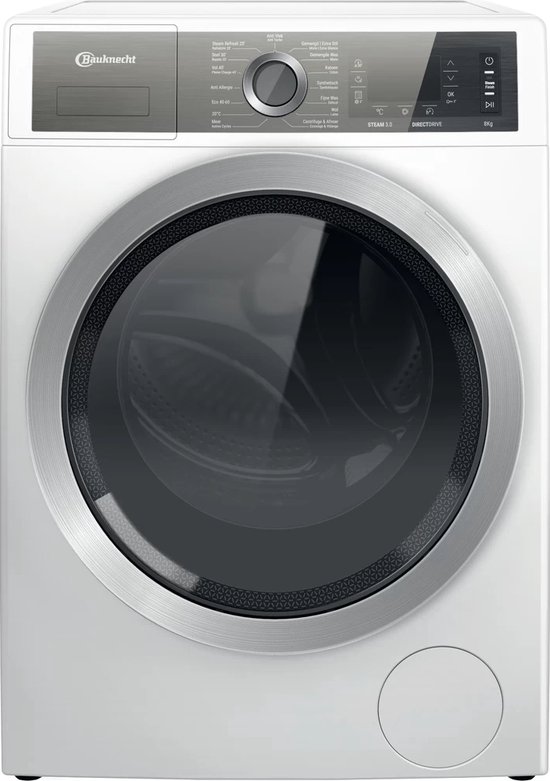 Wasmachine: Vrijstaande Bauknecht voorlader wasmachine - B6 W845WB BE, van het merk Bauknecht