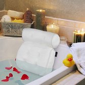 Oreiller de bain Igoods Luxe Home Spa - Repose-tête/cou/dos et épaule - Home Spa - Accessoires de bain de Luxe - Wit
