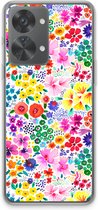 Case Company® - Hoesje geschikt voor OnePlus Nord 2T hoesje - Little Flowers - Soft Cover Telefoonhoesje - Bescherming aan alle Kanten en Schermrand
