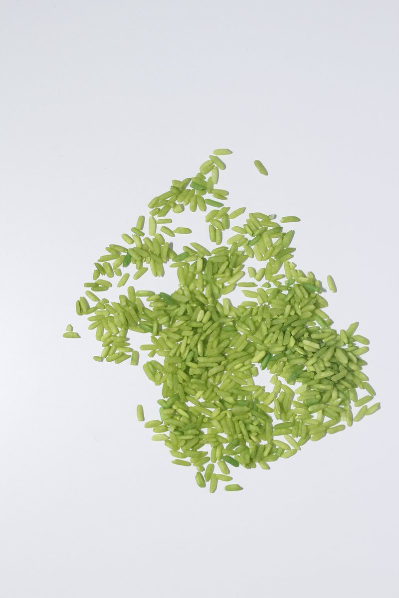 Gekleurde rijst | Lime groen | 500gram | Sensorisch speelmateriaal