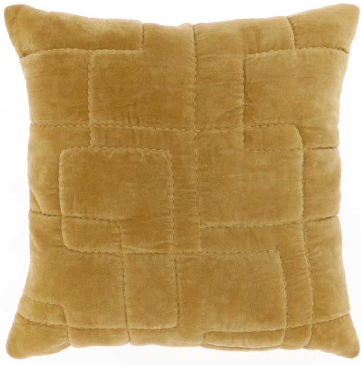 Unique Living Kussen Nika 45x45cm Taffy Geel