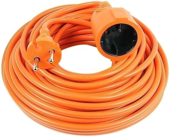 Verlengsnoer 10 meter 2 x 1mm² 2500watt | bol.com