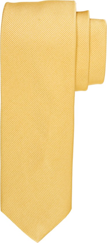 Profuomo stropdas - zijde - geel - Maat: One size