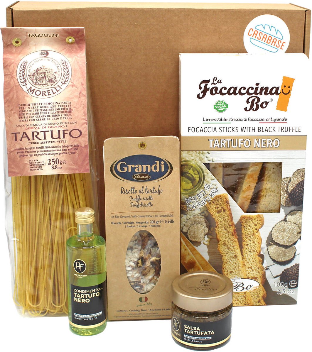 Italiaans Cadeaupakket Pakket Truffel Cadeau Truffelpakket Relatie Geschenk - Casabase - CASABASE