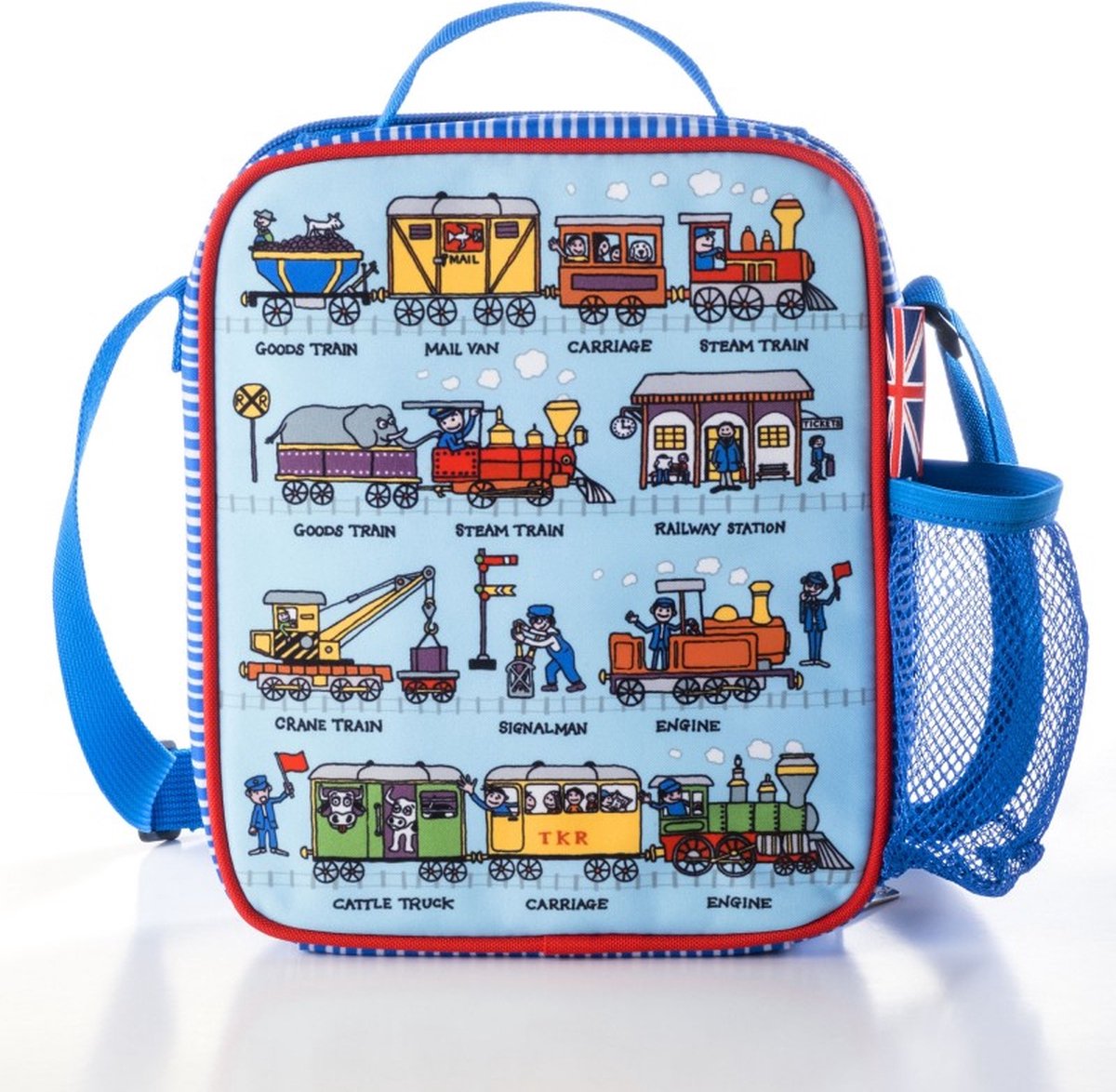 HEEL KLEIN Treinen kinder lunchtasje koeltasje new design 21 x 24 x 6 cm - Tyrrell Katz