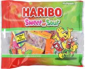 Haribo - Sweet or sour - 350 gr - 15 mini zakjes - Uitdeel snoep - Zoet - Zuur - Uitdeelzakjes - Traktatie - Sint Maarten - Sinterklaas en kerst cadeau