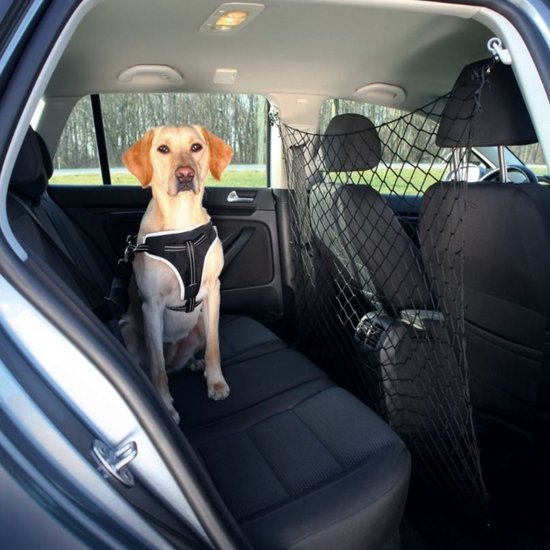 Topmast Auto Safety - Filet pour chien - Filet de sécurité pour Chiens - Pare-chien Alternatief - Pour la voiture - 120 x 90 cm