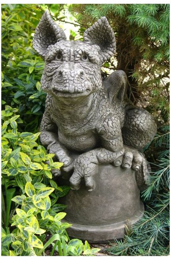 Betonnen tuinbeeld - draak Buddy - Pheebert's