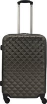 SB Travelbags 'Expandable'  bagage koffer 65cm- Donker Grijs