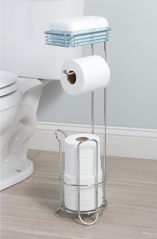 EAVY - Toiletrolhouder Inbouw Zwart RVS