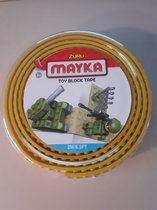 Zuru Mayka - toy block tape geel 2M