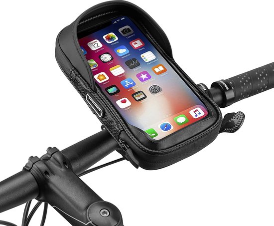 Foto: Telefoonhouder fiets waterdicht met 360 graden rotatie voor scooter motor fiets accessoires