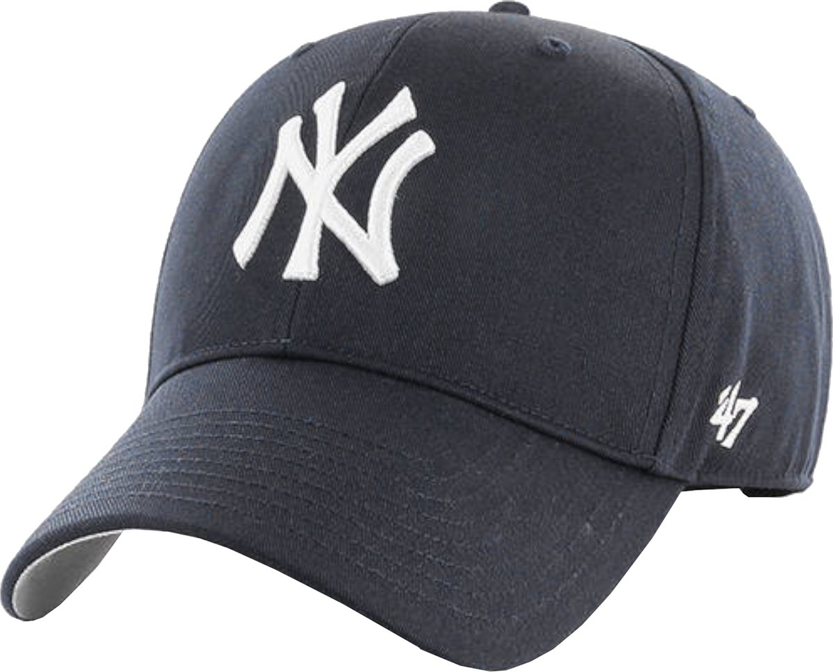 47 Brand MLB New York Yankees Kids Cap B-RAC17CTP-NY, voor een jongen, Blauw, Pet, maat: One size