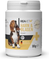 ReaVET - Urine & Blaas Formule voor Honden - Ondersteunt de normale blaasfunctie - Puur natuurlijk product - 80g