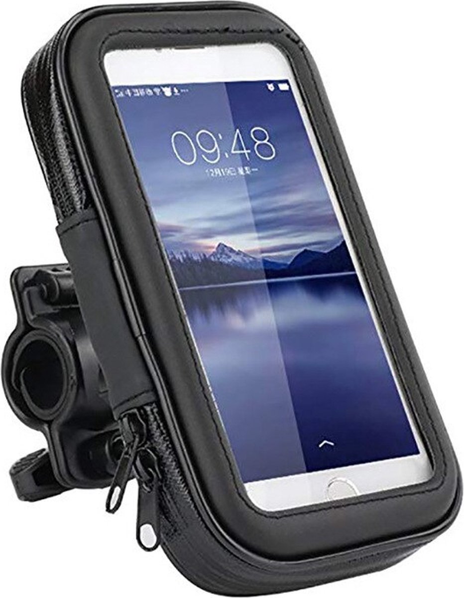 Telefoonhouder Fiets - Universeel en Schokbestendig voor GSM - Handsfree bellen - 360° Draaibaar - Smartphone Houder Fiets - Iphone - Samsung - Huawei
