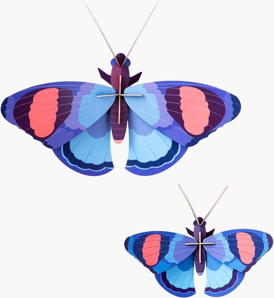 Butterflies | Vlinders - Deluxe Peacock - Set van 2 - Extra Large