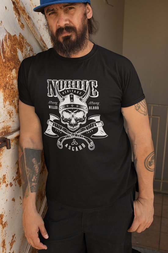 Rick & Rich Vikings - T-shirt S - Tshirt Vikings - Tshirt vikings homme -  Tshirt... | bol.com