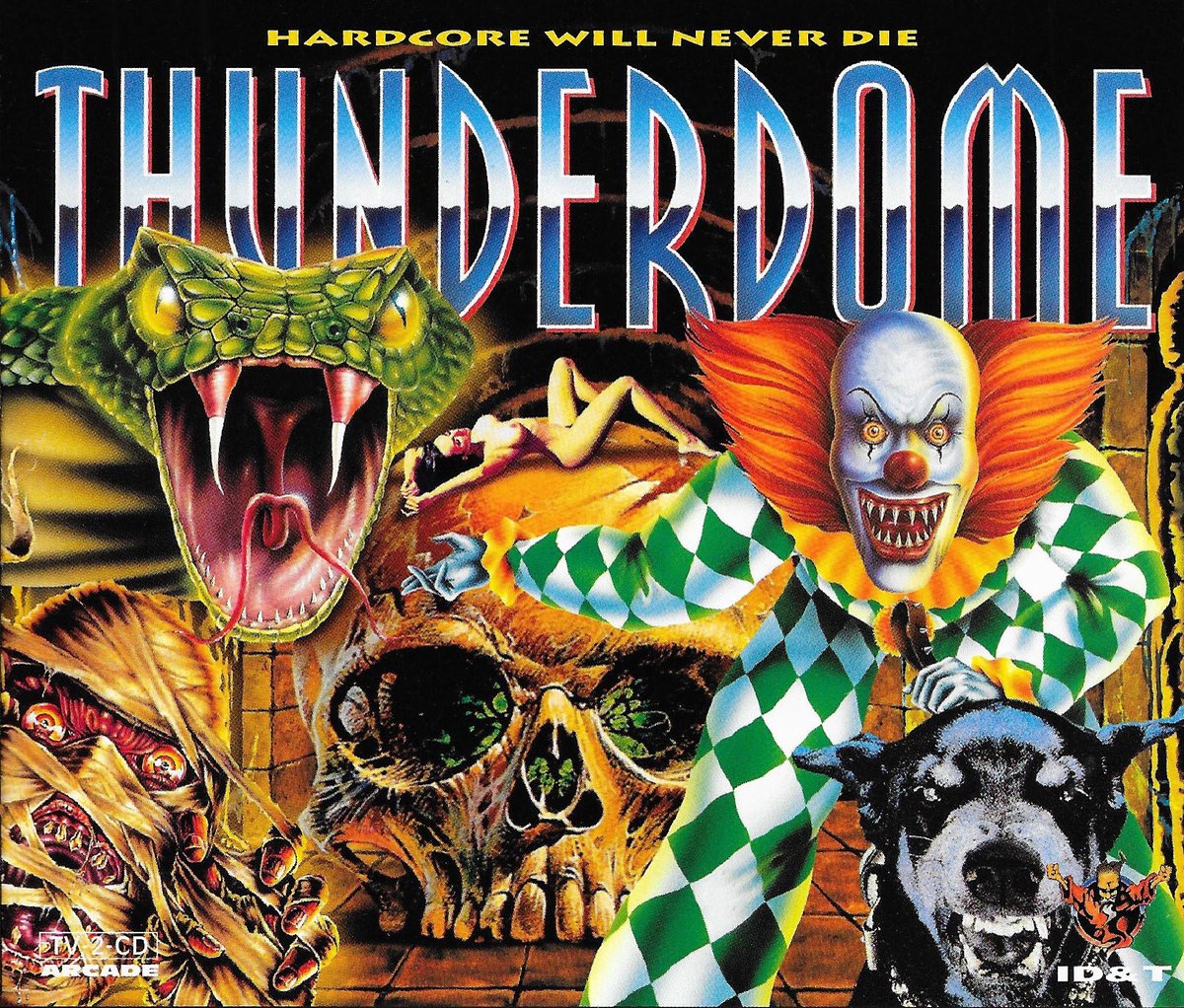 3CD Thunderdome the best of hardcore will never die, ID&T CD (album) Muziek