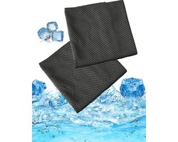Doodadeals® Cool Towels - Verkoelende Handdoek - Donkergrijs - Verkoelende Sporthanddoek - Cooling Towel - Cool Towel