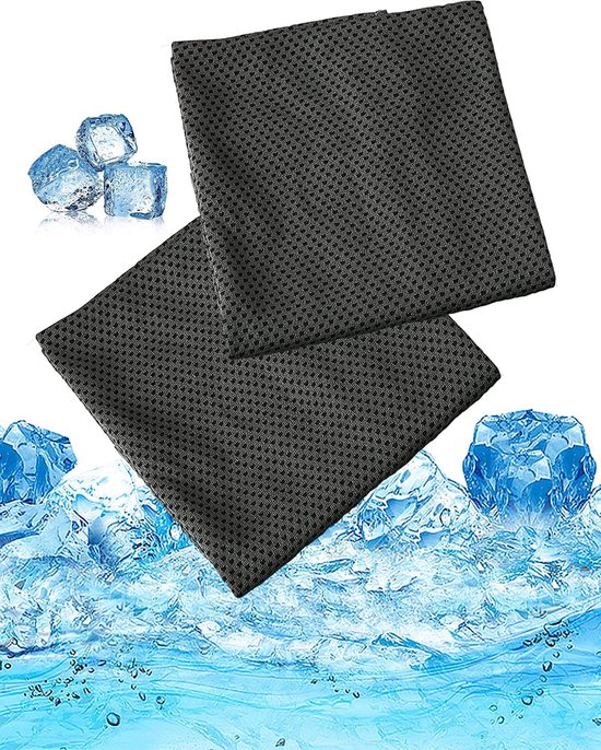 Doodadeals® Cool Towels - Verkoelende Handdoek - Donkergrijs - Verkoelende Sporthanddoek - Cooling Towel - Cool Towel