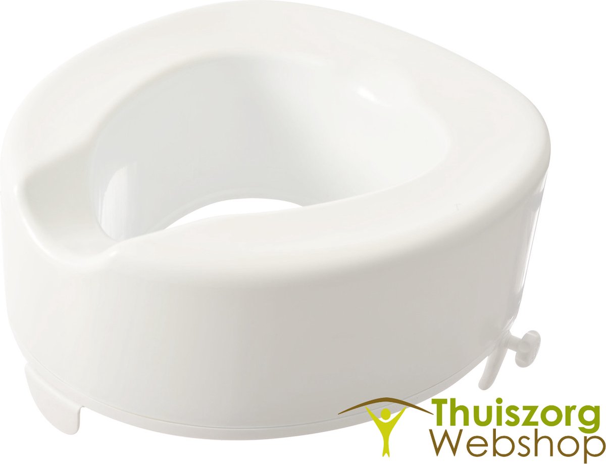 Toiletverhoger voor op vierkant toilet- 10 cm verhoging - zonder deksel