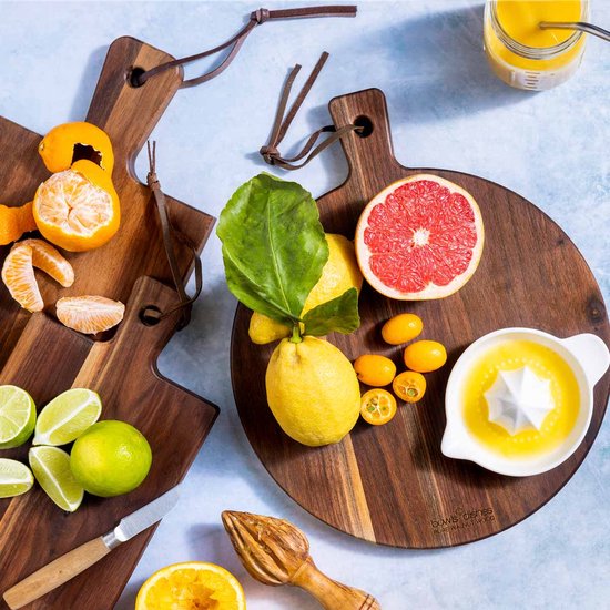 Bowls and Dishes Pure Walnut Wood Duurzaam Borrelplank Tapasplank