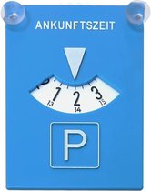 Pro Plus Parkeerschijf met Zuignapbevestiging - 15 x 11 cm - Duits - Blauw