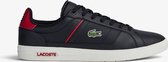 Lacoste Europa Pro Mannen Sneakers - Black/Red - Maat 45