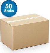 Verzenddoos - Vouwdoos - Kartonnen dozen - 180 x 130 x 120mm - 50 stuks
