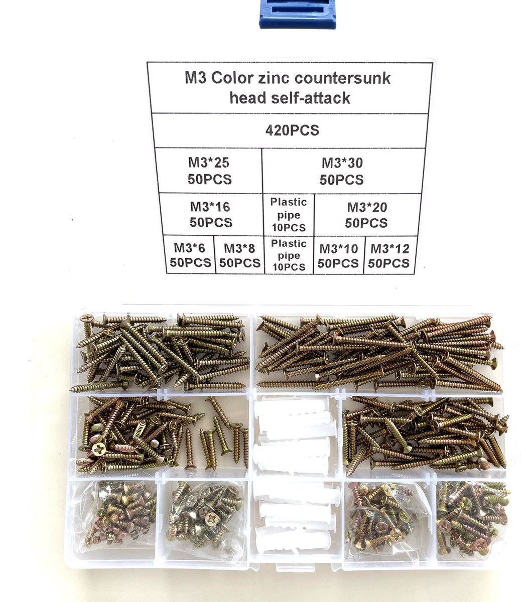Assortiment borgmoeren 150 delig Assortiment borgmoeren 150 delig