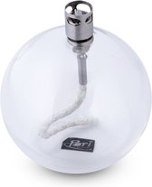 Oillamp - Bol - Peri - incl.Trechtertje - Ø 9 cm - Glas - Glasvezel