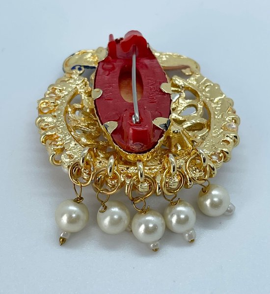 Broche Femme Chat Brillant - Alliage, 7,4x3 Cm, Accessoire Mode Pour Vêtements, Décolleté, Thème Occidental