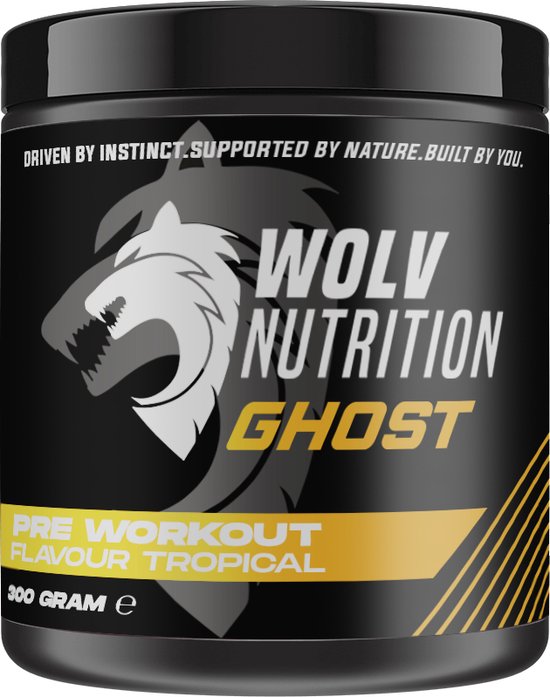 Wolv Nutrition Ghost PreWorkout 300 g Tropical Energy Smaak 30