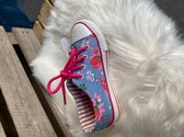 Shone - Sportschoenen - Kinderen - VK-003 - lightskyblue,pink