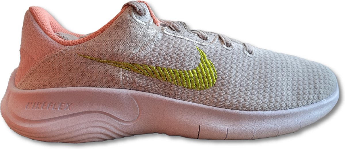 Nike - Flex Experience Run 11 - Dames - Grijs/Wit - Maat 36.5 | bol.com