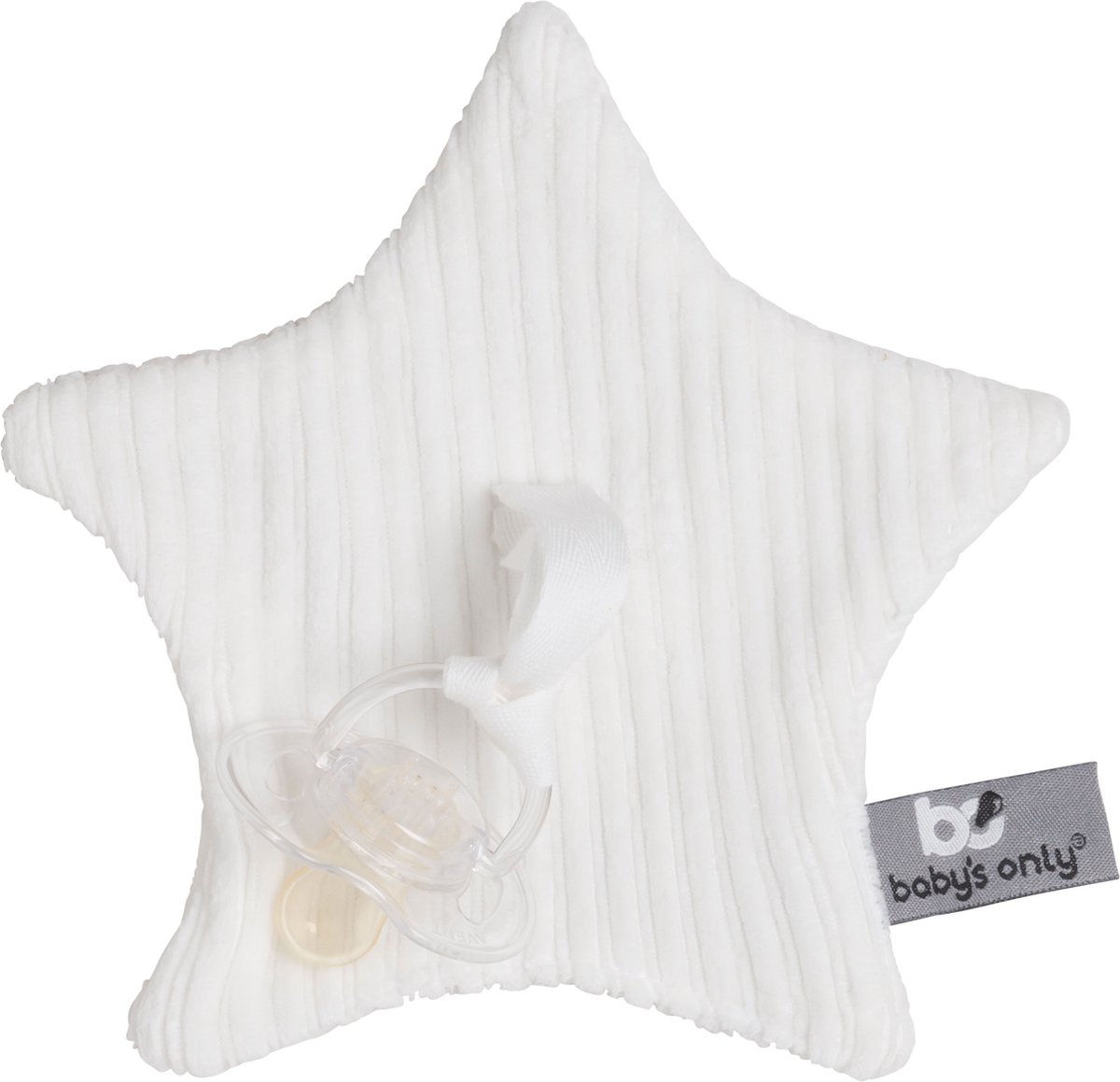 Goedkoopste Baby's Only Speendoekje - Speenknuffel ster Sense - Wit