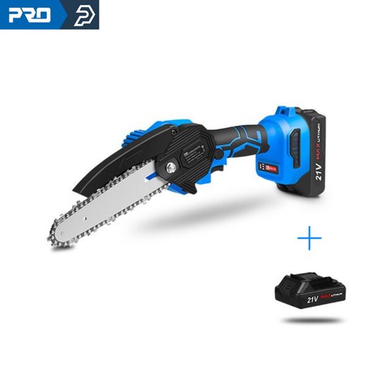 VONROC Mini Kettingzaag 20V – 152mm - Incl. 2x 2.0Ah accu's en snellader