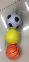 Balles de softball EVA 3 assorties emballées en filet