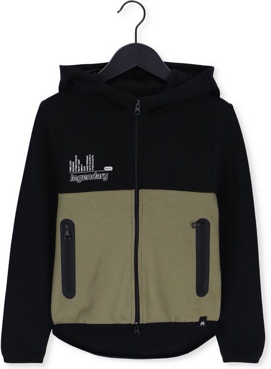Nik & Nik Roan Tech Jacket Truien & Vesten Jongens - Sweater - Hoodie - Vest-  Zwart -... | bol.com